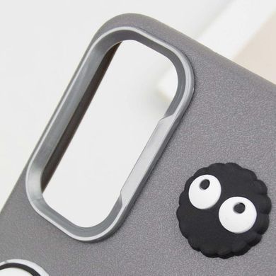 Чехол TPU Leather Toys для Samsung Galaxy S25 FE Monster / Grey