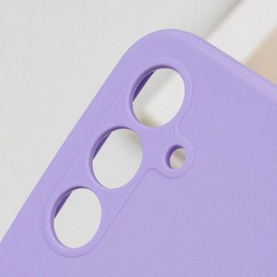 Чохол Silicone Cover Lakshmi Full Camera (AAA) для Samsung Galaxy A36 5G Бузковий / Dasheen