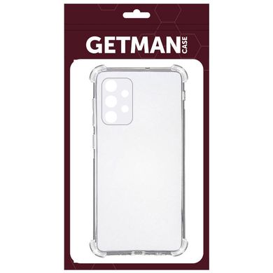 TPU чохол GETMAN Ease logo посилені кути для Samsung Galaxy A53 5G Безбарвний (прозорий)