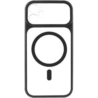 Чехол TPU+PC GETMAN Moon Clear with MagSafe для Apple iPhone 11 (6.1") Black