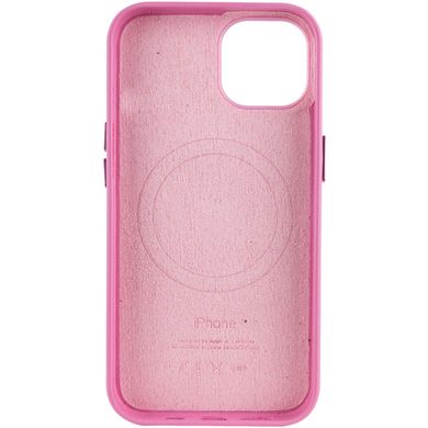 Кожаный чехол Leather Case (AA) with MagSafe для Apple iPhone 14 (6.1") Pollen
