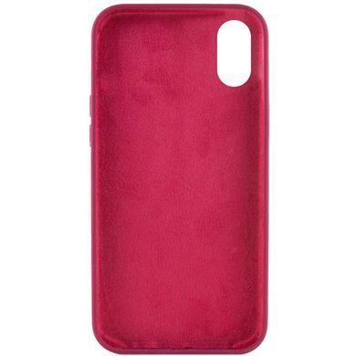 Чехол Silk Full Protective (AA) NO LOGO для Apple iPhone X / XS (5.8") Бордовый / Maroon