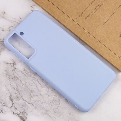 Силіконовий чохол Candy для Samsung Galaxy S21+ Блакитний / Lilac Blue