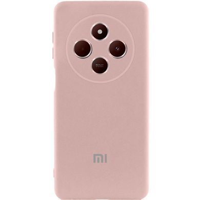 Чохол Silicone Cover Lakshmi Full Camera (AAA) with Logo для Xiaomi Redmi 14C / Poco C75 Рожевий / Pink Sand