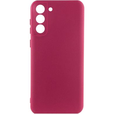 Чехол Silicone Cover Lakshmi Full Camera (A) для Samsung Galaxy S21 FE Бордовый / Marsala