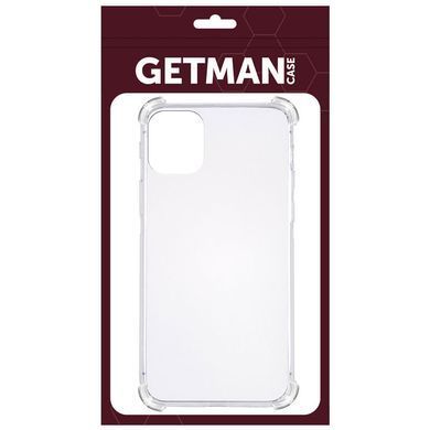 TPU чехол GETMAN Ease logo усиленные углы для Apple iPhone 11 Pro (5.8") Бесцветный (прозрачный)