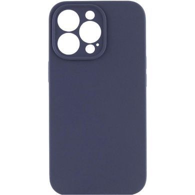Чохол Silk Full Camera Protective (AA) NO LOGO для Apple iPhone 13 Pro Max (6.7") Темно-синій / Midnight blue