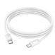 Дата кабель Hoco X114 Energy Type-C to Type-C 60W (1m) White фото 3