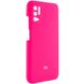 Чехол Silicone Cover Full Camera (AAA) для Xiaomi Redmi Note 10 5G / Poco M3 Pro Розовый / Shiny pink фото 2