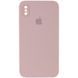 Чохол Silicone Case Square Full Camera Protective (AA) для Apple iPhone XS Max (6.5") Рожевий / Pink Sand