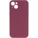 Чехол Silk Full Camera Protective (AA) NO LOGO для Apple iPhone 13 (6.1") Бордовый / Plum
