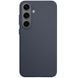Кожаный чехол Leather Case (AAA) для Samsung Galaxy S25 Midnight Blue