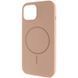 Чехол Silk Full Protective (AA) NO LOGO with Magnetic Fit для Apple iPhone 13 (6.1") Бежевый / Desert Gold