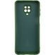 Чехол Silicone Cover Lakshmi Full Camera (AAA) with Logo для Xiaomi Redmi Note 9s / Note 9 Pro Зеленый / Cyprus Green фото 2