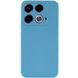 Чехол TPU GETMAN Liquid Silk Full Camera для Infinix Note 40 4G Голубой / Blue