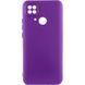 Чехол TPU GETMAN Liquid Silk Full Camera для Xiaomi Redmi 10C Фиолетовый / Purple