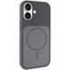 Чохол Silk Duo Color (AA) NO LOGO with Magnetic Fit для Apple iPhone 17 (6.3") Gray