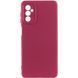 Чехол Silicone Cover Lakshmi Full Camera (AAA) для Samsung Galaxy A24 4G Бордовый / Plum