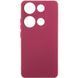 Чехол Silicone Cover Lakshmi Full Camera (AA) для Xiaomi Redmi Note 14S Бордовый / Marsala