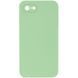 Silicone Case Square Full Camera Protective (AA) NOLOGO для Apple iPhone 7 / 8 / SE (2020) (4.7") Мятный / Mint