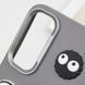Чехол TPU Leather Toys для Samsung Galaxy S25 FE Monster / Grey