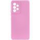 Чехол TPU GETMAN Liquid Silk Full Camera для Samsung Galaxy A52 4G / A52 5G / A52s Розовый / Pink