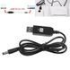 Кабель живлення для роутера/модема USB-DC 12V GEN 2 (з перетворювачем) Чорний фото 3