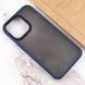 TPU+PC чохол Metal Buttons для Apple iPhone 13 Pro Max (6.7") Синій / Navy Blue фото 5