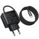 СЗУ Hoco C164A New PD30W+QC3.0 (1USB-A/1C) + встроенный кабель Type-C Black фото 3