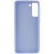 Силиконовый чехол Candy для Samsung Galaxy S21+ Голубой / Lilac Blue фото 2