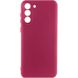 Чохол Silicone Cover Lakshmi Full Camera (A) для Samsung Galaxy S21 FE Бордовий / Marsala