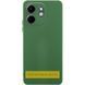 Чехол TPU GETMAN Liquid Silk Full Camera для Motorola Edge 50 Pro Зеленый / Dark green