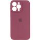 Чехол Silicone Case Full Camera Protective (AA) для Apple iPhone 13 Pro (6.1") Бордовый / Plum фото 1