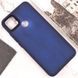 Чехол TPU+PC Lyon Frosted для Xiaomi Redmi 9C Navy Blue фото 4