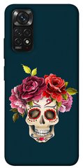Чехол itsPrint Flower skull для Xiaomi Redmi Note 11 (Global) / Note 11S