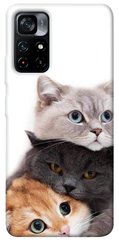 Чехол itsPrint Три кота для Xiaomi Poco M4 Pro 5G
