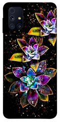 Чехол itsPrint Flowers on black для Samsung Galaxy M31s