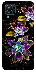 Чехол itsPrint Flowers on black для Samsung Galaxy M12