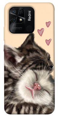 Чехол itsPrint Cats love для Xiaomi Redmi 10C