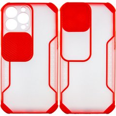 Чохол Camshield matte Ease TPU зі шторкою для Apple iPhone 13 Pro (6.1") Червоний
