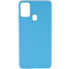 Силіконовий чохол Candy для Samsung Galaxy A21s Блакитний