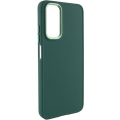 TPU чохол Bonbon Metal Style для Samsung Galaxy A34 5G Зелений / Army green