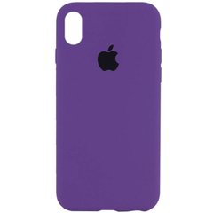 Чохол Silicone Case Full Protective (AA) для Apple iPhone XS Max (6.5") Фіолетовий / Amethyst