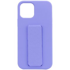 Уценка Чехол Silicone Case Hand Holder для Apple iPhone 12 Pro Max (6.7") Вскрытая упаковка / Сиреневый / Dasheen