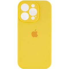 Чохол Silicone Case Full Camera Protective (AA) для Apple iPhone 13 Pro (6.1") Жовтий / Yellow