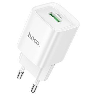 СЗУ Hoco C145A Charm QC3.0 18W (1USB-A) White