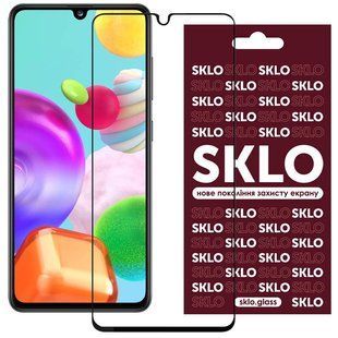 Захисне скло SKLO 3D для Samsung Galaxy A07 Чорний