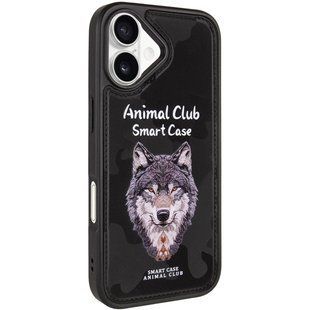 TPU+PC чохол Animal Club для Apple iPhone 17 (6.3") Black