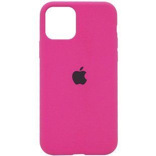 Чехол Silicone Case Full Protective (AA) для Apple iPhone 11 Pro Max (6.5") Малиновый / Dragon Fruit