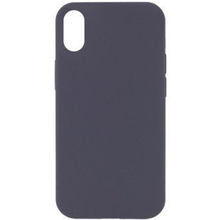 Чехол Silk Full Protective (AA) NO LOGO для Apple iPhone X / XS (5.8") Серый / Dark Gray